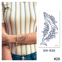 Load image into Gallery viewer, Small Fresh Tattoo Stickers Temporary Body Art Tattoo Waterproof Long Lasting Tattoo Stickers for Men Women

