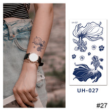 Load image into Gallery viewer, Small Fresh Tattoo Stickers Temporary Body Art Tattoo Waterproof Long Lasting Tattoo Stickers for Men Women
