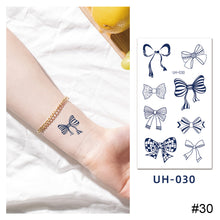 Load image into Gallery viewer, Small Fresh Tattoo Stickers Temporary Body Art Tattoo Waterproof Long Lasting Tattoo Stickers for Men Women
