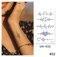 Load image into Gallery viewer, Small Fresh Tattoo Stickers Temporary Body Art Tattoo Waterproof Long Lasting Tattoo Stickers for Men Women
