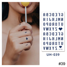 Load image into Gallery viewer, Small Fresh Tattoo Stickers Temporary Body Art Tattoo Waterproof Long Lasting Tattoo Stickers for Men Women
