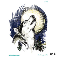 Load image into Gallery viewer, Wolf Pattern Arm Tattoo Stickers Waterproof Long Lasting Tattoo Stickers Personalized Temporary Tattoo for Men
