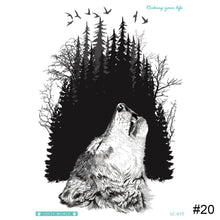 Load image into Gallery viewer, Wolf Pattern Arm Tattoo Stickers Waterproof Long Lasting Tattoo Stickers Personalized Temporary Tattoo for Men
