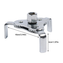 Load image into Gallery viewer, Universal Flat Three Claw Machine Oil Filter Wrench Adjustable Install Uninstall Removal Key Repairing Tool Grid Removal Tool
