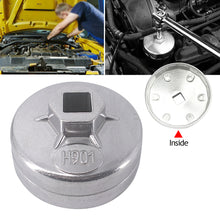 Load image into Gallery viewer, Auto 65mm 14 Flutes Cap Socket Wrench Drive Oil Filter Removel Tools for Nissan Bluebird Toyota Geely Honda Machine Filter Wrench Hand Tool
