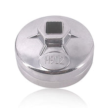 Load image into Gallery viewer, Aluminum Alloy Cap 67mm 14Flutes Oil Filter Wrench Car Hand Tool Housing Tool Socket Remover Tool for Mazda, Ford, Geely
