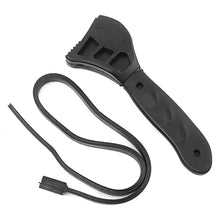 Load image into Gallery viewer, 6/8in Belt Wrench Oil Filter Puller Strap Spanner Chain Wrench Strap Opener Adjustable Strap Opener Cartridge Disassembly Tool
