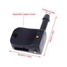 Load image into Gallery viewer, 2Pcs Car Washer Nozzle Spray Jet Sprinter Mounted On Windshield Wiper Arm Pair for Mercedes-Benz Renault Car Cleaning

