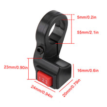 Load image into Gallery viewer, Universal 22mm 7/8in Electric 3 Speed Module Handlebar Switch Shift for Motorcycle E-bike Scooter Motor Switch Push Button
