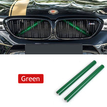 Load image into Gallery viewer, 2Pcs Car Front Grille Trim Strips For BMW F30 F31 F32 F33 F34 F36 F20 F21 F22 F23 G29 Car Sport Styling Decoration Accessories
