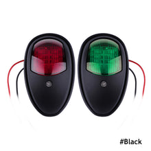 Load image into Gallery viewer, 2Pcs Waterproof Marine 12V LED Marine Navigation Light Starboards Red Port Side Signal Light Marine Hardware Boat Accessories
