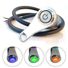 Load image into Gallery viewer, 12V LED Motorcycle Switch ON-OFF Handlebar Headlight Adjustable Mount Waterproof Power Switches Button Fog Light Spotlight
