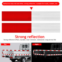 Load image into Gallery viewer, 10Pcs 30x5cm Car Truck Reflective Safety Tape Waterproof Night Warning Light Trailer Reflector Sticker Decal Car Accessories
