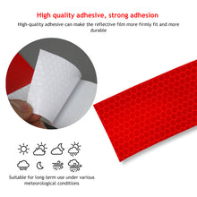 Load image into Gallery viewer, 10Pcs 30x5cm Car Truck Reflective Safety Tape Waterproof Night Warning Light Trailer Reflector Sticker Decal Car Accessories
