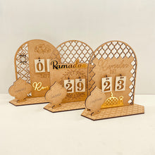 Load image into Gallery viewer, Ramadan Countdown Calendar Eid Mubarak Wooden Ornament 2023 Ramadan Decoration for Home Islam Muslim Party Decor Ramadan Kareem
