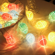 Load image into Gallery viewer, Easter Decorations 1.5M 10 LED Egg String Lights Battery Operated Eggs Fairy String Lights for Easter Party Birthday Home Decor
