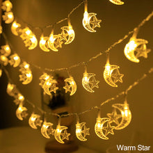 Load image into Gallery viewer, Ramadan Lights Decoration Moon Star Led String Lights EID Mubarak Decor For Home Eid al-Fitr Event Party Deco Ramadan Kareem
