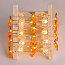 Load image into Gallery viewer, Easter LED Bunny String Lights Easter Decoration For Home Carrot Rabbit Fairy Light Supplies Happy Easter Gifts Party Favor

