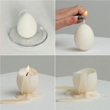 Load image into Gallery viewer, 3D Egg Candle Silicone Mold DIY Mousse Chocolate Cake Craft Baking Tool Easter Simulation Egg Resin Mold Home Decor
