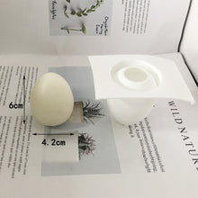 Load image into Gallery viewer, 3D Egg Candle Silicone Mold DIY Mousse Chocolate Cake Craft Baking Tool Easter Simulation Egg Resin Mold Home Decor
