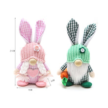 Load image into Gallery viewer, Faceless Plush Toy Non-Fading Bunny Gnome Doll Adorable Easter Faceless Doll Plush Toy Desktop Ornament Create Atmosphere
