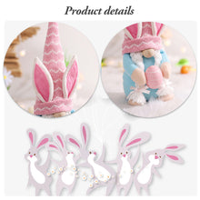 Load image into Gallery viewer, Faceless Plush Toy Non-Fading Bunny Gnome Doll Adorable Easter Faceless Doll Plush Toy Desktop Ornament Create Atmosphere
