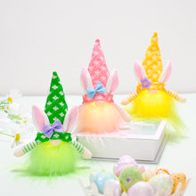 Load image into Gallery viewer, LED Faceless Plush Toy Non-Fading Bunny Gnome Doll Adorable Easter Faceless Doll Plush Toy Desktop Ornament Create Atmosphere
