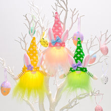 Load image into Gallery viewer, LED Faceless Plush Toy Non-Fading Bunny Gnome Doll Adorable Easter Faceless Doll Plush Toy Desktop Ornament Create Atmosphere
