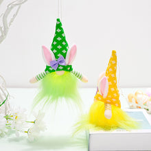 Load image into Gallery viewer, LED Faceless Plush Toy Non-Fading Bunny Gnome Doll Adorable Easter Faceless Doll Plush Toy Desktop Ornament Create Atmosphere

