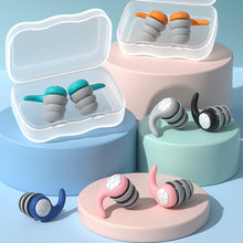 Load image into Gallery viewer, Noise Reduction Silicone Soundproof Filter Ear Plugs Sleep Professional Ears Earplug Soft Anti-Noise Sponge Sleeping Earplugs
