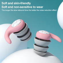 Load image into Gallery viewer, Noise Reduction Silicone Soundproof Filter Ear Plugs Sleep Professional Ears Earplug Soft Anti-Noise Sponge Sleeping Earplugs
