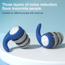 Load image into Gallery viewer, Noise Reduction Silicone Soundproof Filter Ear Plugs Sleep Professional Ears Earplug Soft Anti-Noise Sponge Sleeping Earplugs
