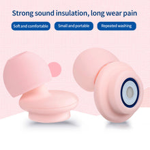Load image into Gallery viewer, Portable Noise Reduction Silicone Soundproof Ear Plugs Sleep Professional Ears Earplug Soft Anti-Noise Sponge Sleeping Earplugs
