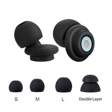 Load image into Gallery viewer, Portable Noise Reduction Silicone Soundproof Ear Plugs Sleep Professional Ears Earplug Soft Anti-Noise Sponge Sleeping Earplugs
