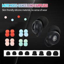 Load image into Gallery viewer, Professional Portable Noise Reduction Soundproof Ear Plugs Sleep Silicone Ears Earplug Soft Anti-Noise Sponge Sleeping Earplugs
