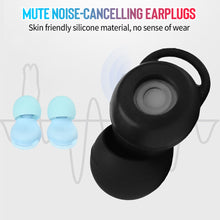 Load image into Gallery viewer, Professional Portable Noise Reduction Soundproof Ear Plugs Sleep Silicone Ears Earplug Soft Anti-Noise Sponge Sleeping Earplugs
