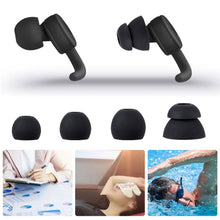 Load image into Gallery viewer, Soft Anti-Noise Ear Plugs Portable Sleep Noise Reduction Soundproof Professional Silicone Ears Earplug Sponge Sleeping Earplugs
