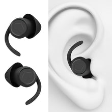 Load image into Gallery viewer, Soft Noise Reduction Ear Plugs Sleep Anti-Noise heart black Soundproof Professional Mute Silicone Ears Earplug Travel Earplugs

