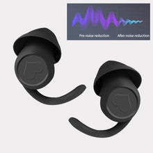 Load image into Gallery viewer, Soft Noise Reduction Ear Plugs Sleep Anti-Noise heart black Soundproof Professional Mute Silicone Ears Earplug Travel Earplugs
