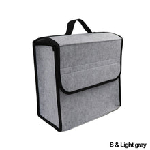 Load image into Gallery viewer, Anti Slip Compartment Boot Storage Organizer Tool Storage Bag Car Trunk Organizer Soft Felt Storage Box Accessories
