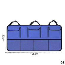 Load image into Gallery viewer, Universal Car Trunk Organizer Adjustable Seat Storage Bag Net High Capacity Multi-use Oxford Automobile

