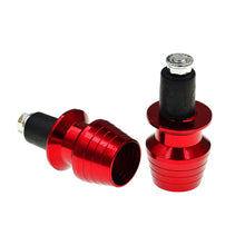 Load image into Gallery viewer, CNC Aluminum 2Pcs Motorcycle Handlebar Grips Bar End Cap Plugs Slider for Motorbike Handle
