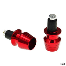 Load image into Gallery viewer, CNC Aluminum 2Pcs Motorcycle Handlebar Grips Bar End Cap Plugs Slider for Motorbike Handle
