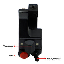 Load image into Gallery viewer, Multi-function Motorcycle Handlebar Modified Headlight Switch Steering Switch Horn Double Flash

