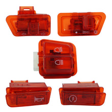 Load image into Gallery viewer, 5Pcs Motorcycle Turn Signal Headlight Horn Dimmer Dimmer Switch Button Motorcycle Starter Button For GY6 50cc 125cc 150cc Moped Scooter
