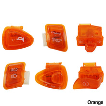 Load image into Gallery viewer, 6Pcs Motorcycle Head Light Horn Dimmer Turn Starter Single Switch Button For GY6 50cc 125cc 150cc ATV Moped Scooter
