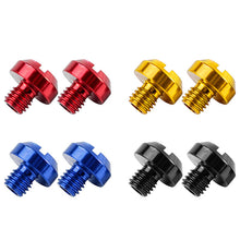 Load image into Gallery viewer, 2Pcs Motorcycle M10 CNC Aluminum M8 Rear View Mirror Hole Plugs Screws Rearview Mirror Anti-Rust Holder
