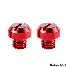 Load image into Gallery viewer, 2Pcs Motorcycle M10 CNC Aluminum M8 Rear View Mirror Hole Plugs Screws Rearview Mirror Anti-Rust Holder
