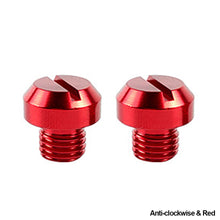 Load image into Gallery viewer, 2Pcs Motorcycle M10 CNC Aluminum M8 Rear View Mirror Hole Plugs Screws Rearview Mirror Anti-Rust Holder
