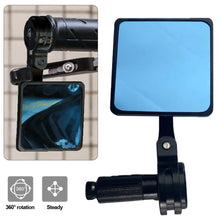 Load image into Gallery viewer, Pair Universal CNC Motorcycle Handlebar Bar End Rearview Rear View Side Mirrors Scooter Convex Glass 16-18mm
